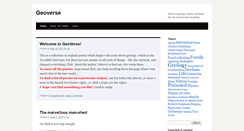 Desktop Screenshot of geoverse.co.uk